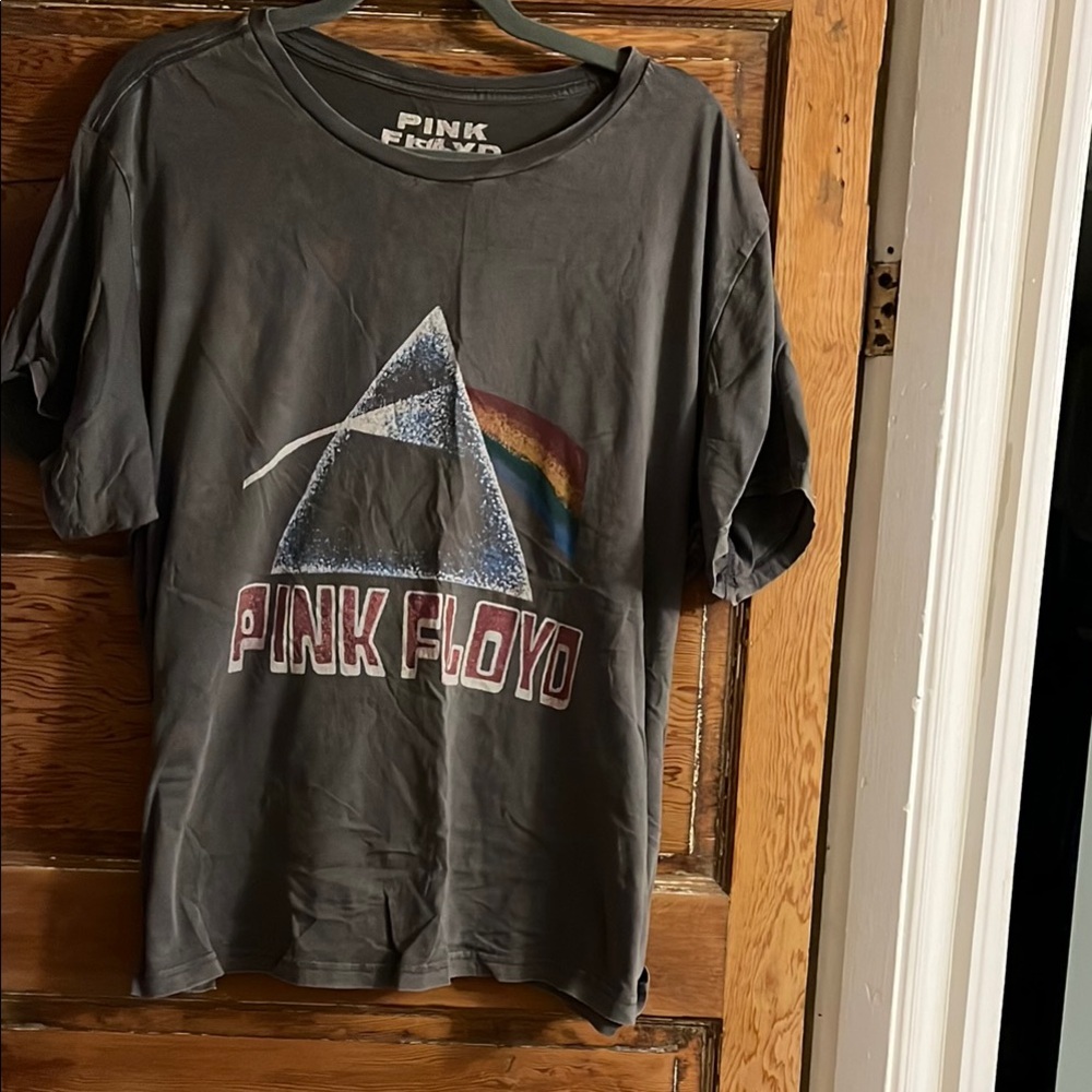 Lucky Brand Gray Short Sleeve Tee with Graphic Design